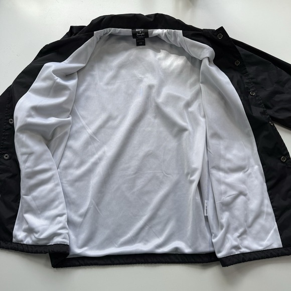 JAPANGELES x Hello Kitty  Windbreaker Coach Jacket Snap Button Black XS Limited - Picture 5 of 11